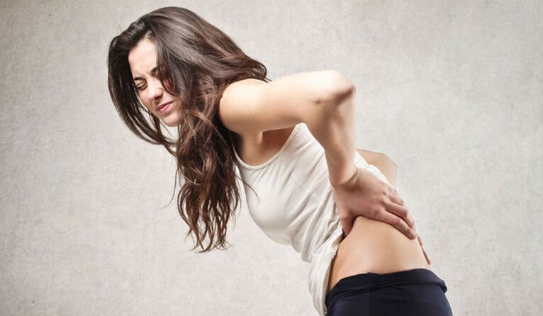 Sakit sa likod sa osteochondrosis
